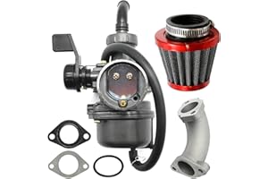 Anxingo 22mm PZ22 Carburetor Kit Replacement for 110cc 125cc SSR CRF50 Predators Go Karts Pit Dirt Bike,for Taotao Pit Bike A