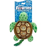 fabdog Floaties Dog Toys - Squeaky Floating Water Toys for All Breeds - Cute &amp; Durable Duck Puppy Toys - Fun Nylon Squeak Toy Made with Recycled Materials | Turtle
