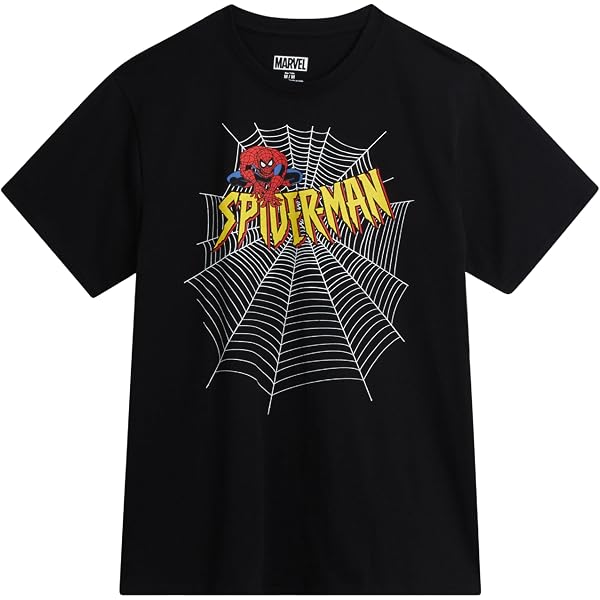 Amazon.com: Marvel Spider-Man Black Suit Venom Amazing 300 Adult T