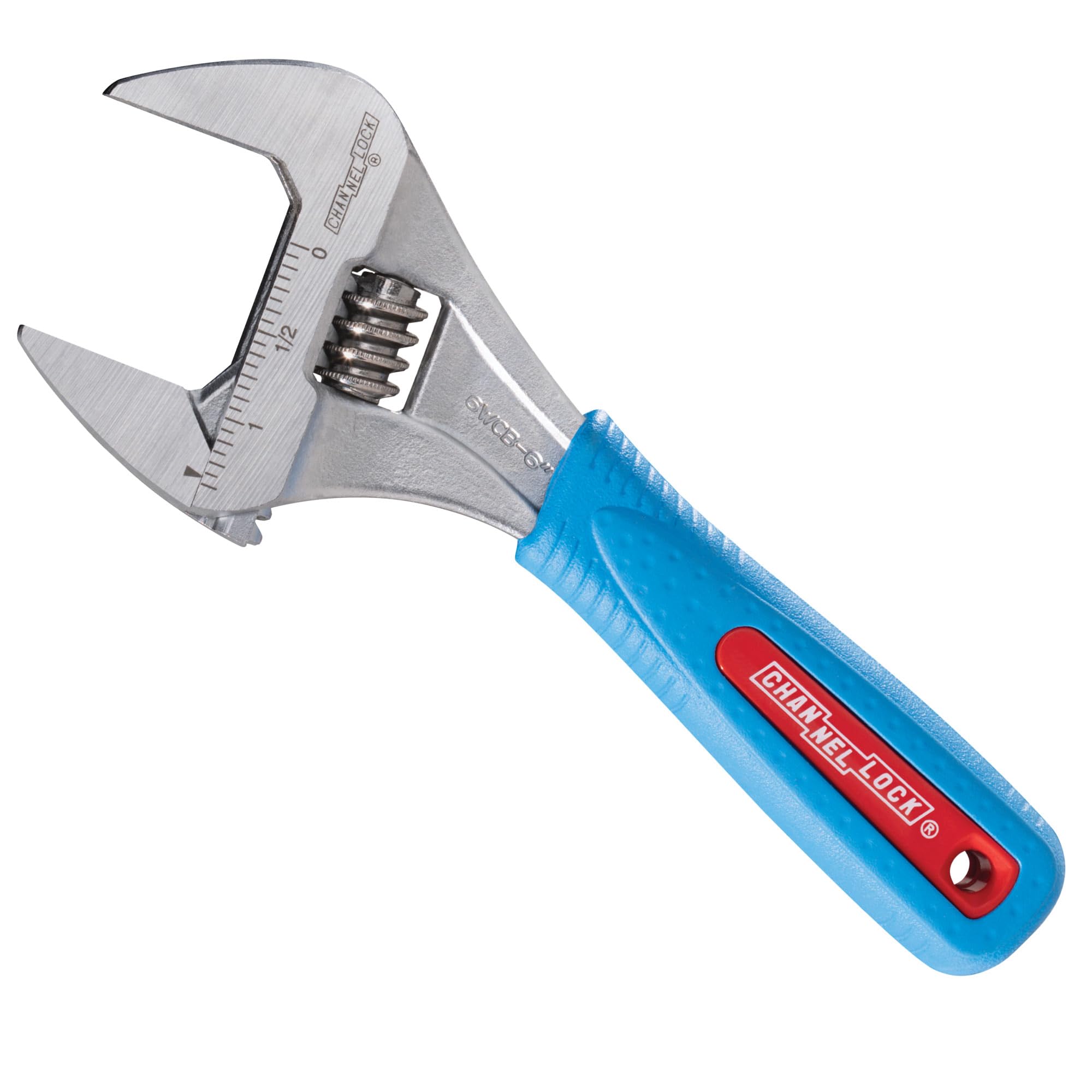 Channellock 6WCB 6-Inch WideAzz Adjustable Wrench, Code Blue — image 1