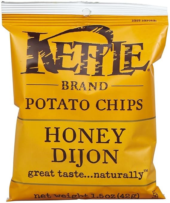 Kettle Brand Honey Dijon Potato Chips 1.5 oz 24 ct