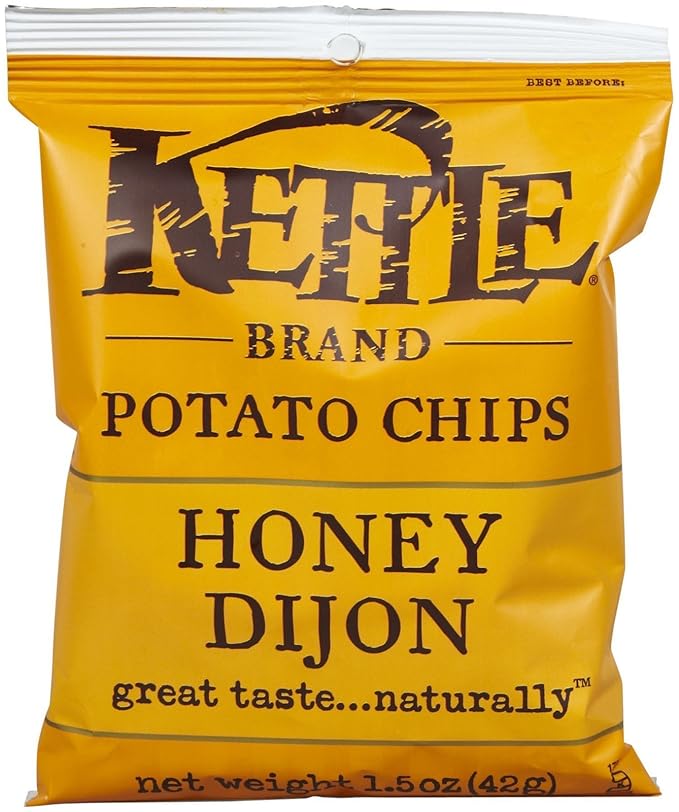 Kettle Brand Honey Dijon Potato Chips 1.5 oz 24 ct