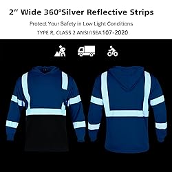 VENDACE 3pcs Safety Reflective High Visibility Long