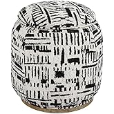 Uttermost Dialogue - Ottoman-18 Inches Tall and 18 Inches Wide