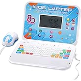 Kids Laptop, 80 Learning Modes to Learn Alphabet, Words, Mathematics, Play Games and Music, Educational Learning Computer for