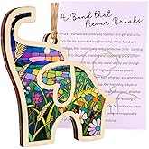 Friendship Elephant Ornament, Sisterhood Elephant Gifts for Women with Story Card, Friendship Gifts for Best Friend, Birthday Valentines Day Gifts for Friends. Valentines Tree Ornament.