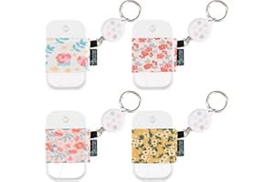 Beautyflier Pack of 4 Elastic Sleeve for Touchland Power Mist and Glow Mist 1FL OZ Hand Sanitizer Spray