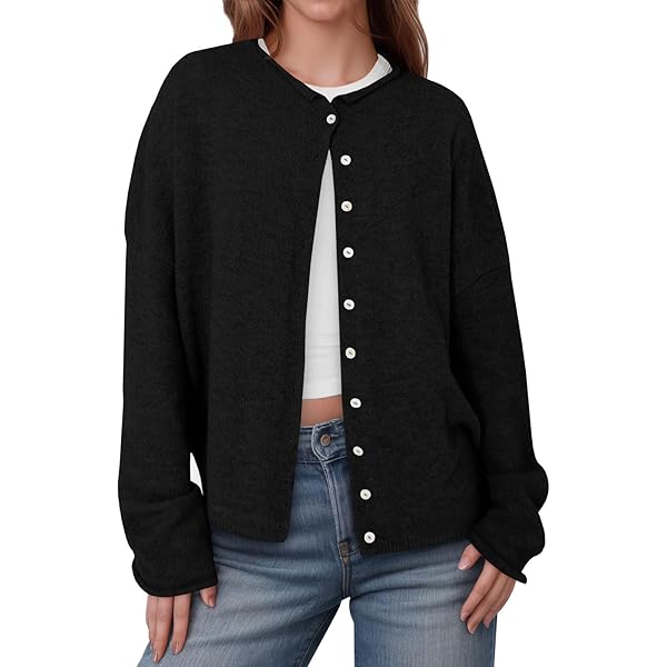 Cárdigan En Punto Trenzado - Negro - MUJER | H&M ES