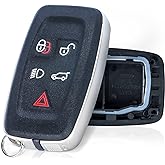 Aichiyu LR052905 Smart Remote Car Key Fob Case Cover Shell Housing Replacement for Land Rover LR4 for Range Rover Sport 2010 2011 2012 2013