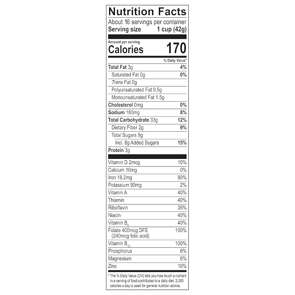 HONEY BUNCHES OF OATS WITH ALMONDS BREAKFAST CEREAL, ALMOND CEREAL WITH OATS AND GRANOLA CLUSTERS, GIANT SIZE 23 OZ BOX