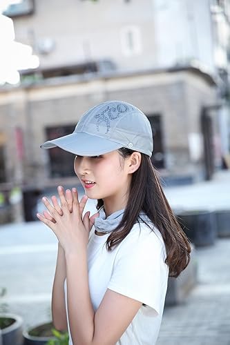 ICOLOR Sun Cap with Face Mask Hats 360°Sun Protection Hats