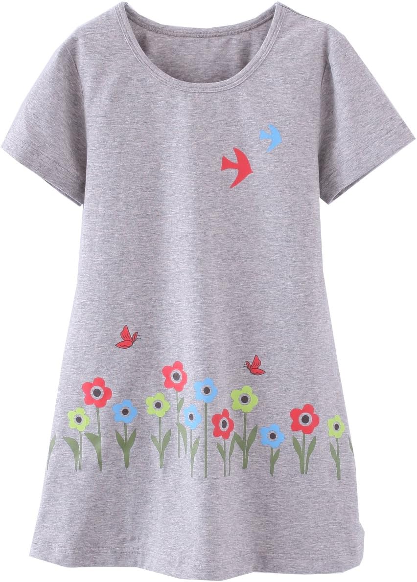 ABClothing Grils Cotton Dress & Soft Nightgown Vary Colors 2-10 Years Old