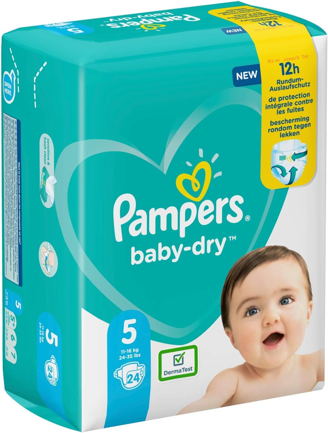 Pampers 81715570 Baby-Dry Pants Nappies, White - Image 3