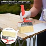 Sukudon 2 Pcs Wallpaper Paste Brush Large Masonry Paint Brush Set 12cm view 3