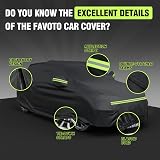 Favoto SUV Car Cover 169-181 in Waterproof 5-Layer Right Side Zipper view 5