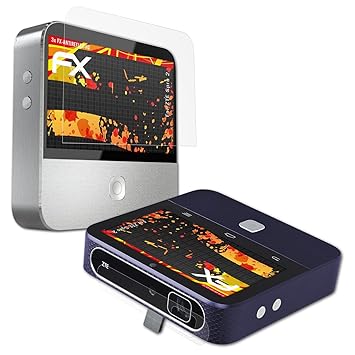 atFoliX Schutzfolie kompatibel mit ZTE Spro 2 Displayschutzfolie, HD-Entspiegelung FX Folie (3er Set)