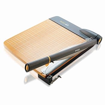 Westcott ACM15106 TrimAir Titanium Wood Guillotine Paper Trimmer