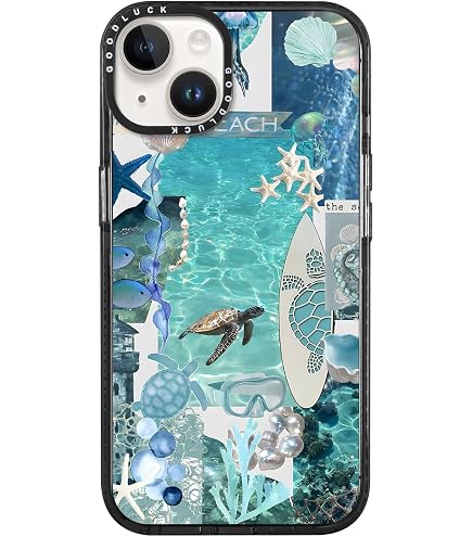 Amazon.com: XUNQIAN Compatible for iPhone 14 Case, Coastal Beach