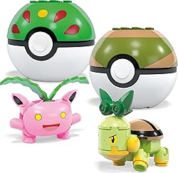 MEGA Pokémon Building Toys Set Grass-Type Trainer