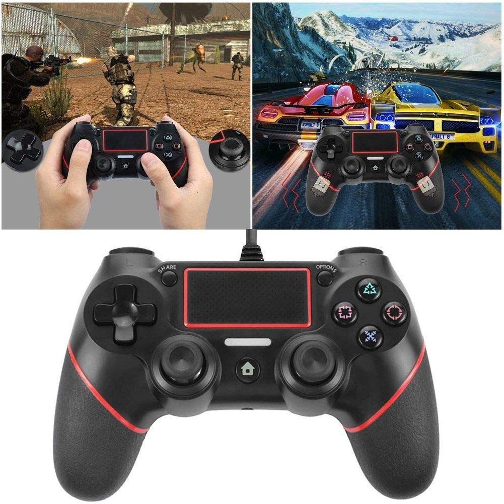 Ps4 Controller Wired Gamepad Controller For Dualshock4 Ps4 Sony Playstation 4 Joystick With Dual Vibration