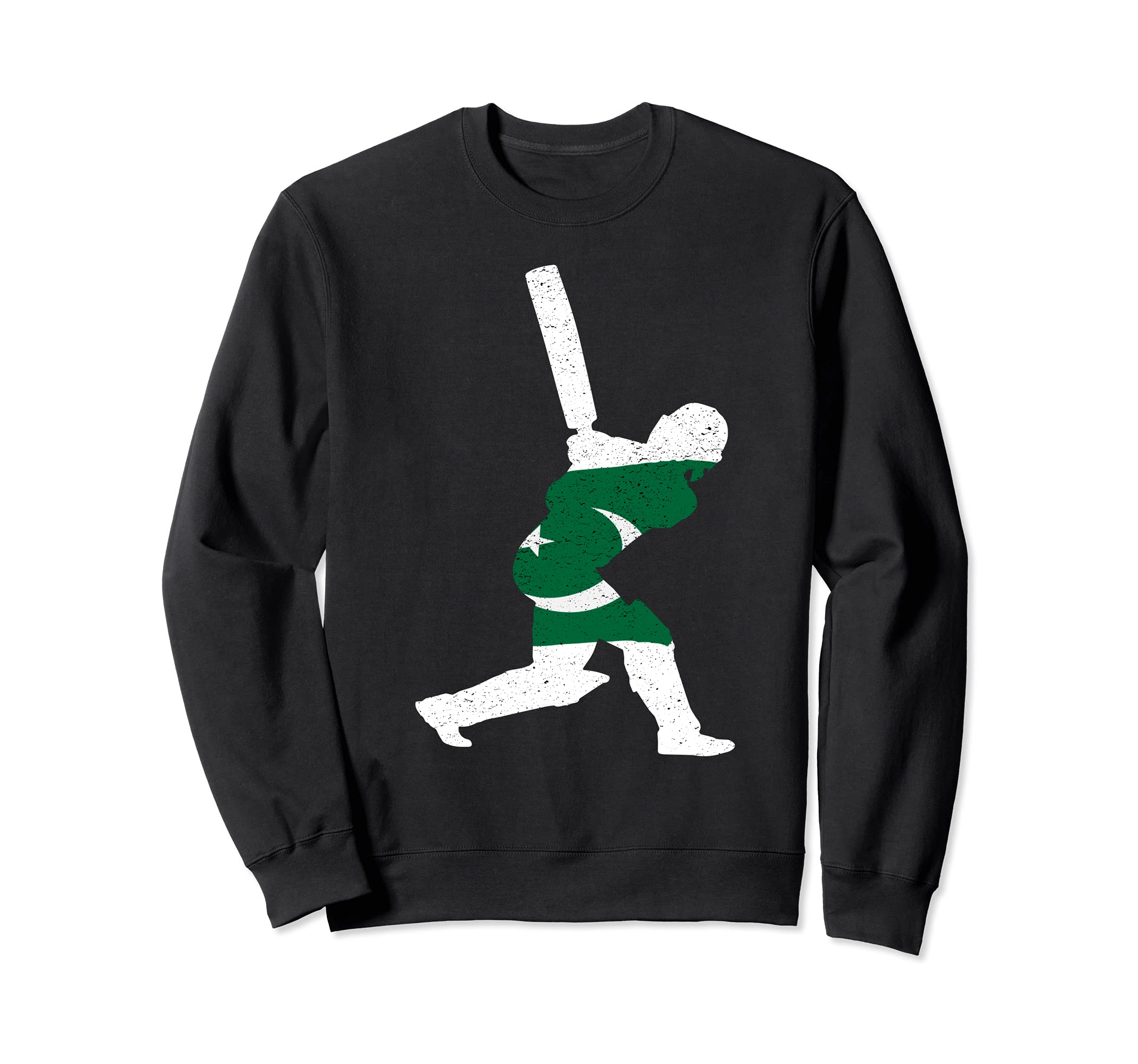 Pakistani Cricket Batsman Batting Pakistan International Fan Sweatshirt