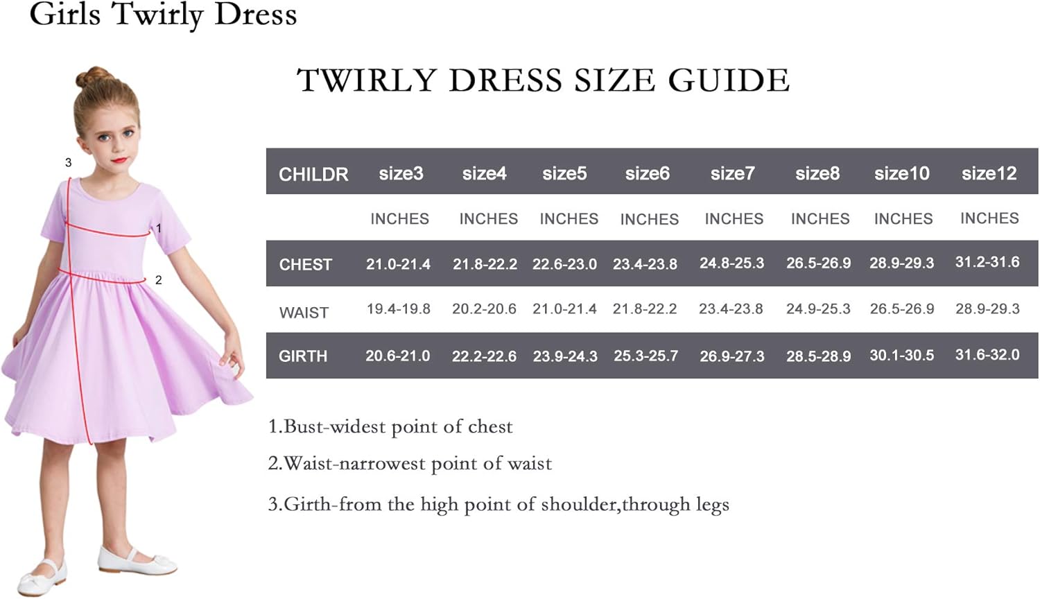 STELLE Toddler/Girls Short Sleeve Casual A-Line Twirly Skater Dress for School Party 3-12 Years: Clothing
