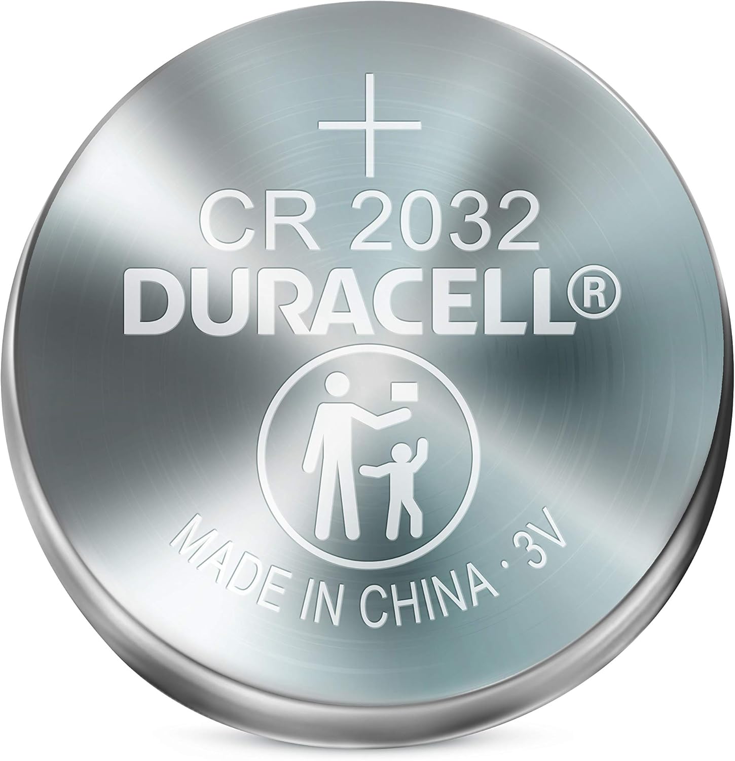 Duracell - 2032 3V Lithium Coin Battery - with bitter coating - 4 count: Health & Personal Care
