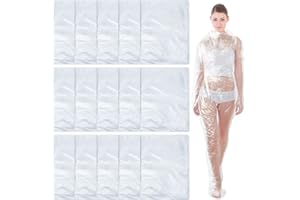 Xtinmee Disposable Body Wraps PE Sauna Bath Suit Plastic Body Sauna Wrap for Spa Bathtub Men Women Weight Loss Detox