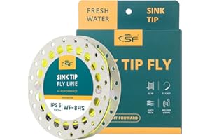 SF Full Sinking Fly Fishing Line Weight Forward Taper Fly Line for Freshwater WF4 5 6 7 8 9S 90FT IPS3/IPS5