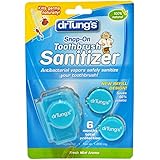 Dr. Tung's Snap-On Toothbrush Sanitizer 2 Count (Pack of 6) Assorted colors