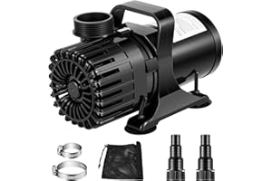 VIVOSUN 1800 GPH Submersible Water Pump with Barrier Bag, 100W Pond Pump with 14FT. Lift Height, Ultra Quiet Aquarium Pump fo