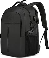 WENIG 50L Extra Large Backpack USB Port Anti Theft TSA Travel Laptop Bag 17 Inch