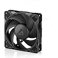 Arctic P12 Pro - Powerful Premium Fan, 120 mm PWM Fan, 600-3000 RPM, 0 RPM <5% PWM, Fluid Dynamic Bearing, 4-Pin - Black