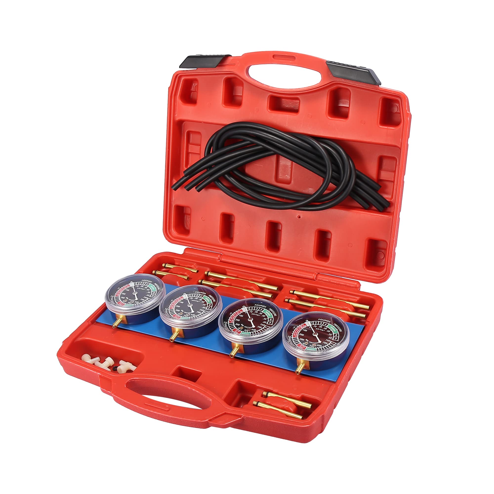 Photo 1 of Motoforti Motorcycle Carburetor Synchronizer Tool Fuel Vacuum Calibrate Kit Sync Balancing Carb Gauge Set for Honda for Yamaha for Kawasaki for BMW