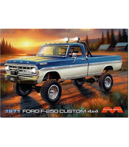 Amazon.com: Mebius Model MOE2568 1/25 1972 Ford F250 Ranger