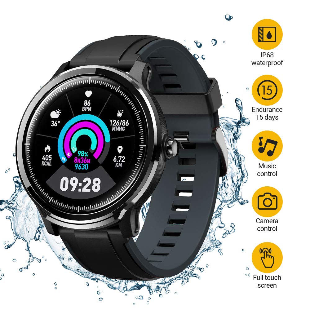 SmartWatch,Reloj Inteligente Impermeable IP68,Bluetooth Relojes ...