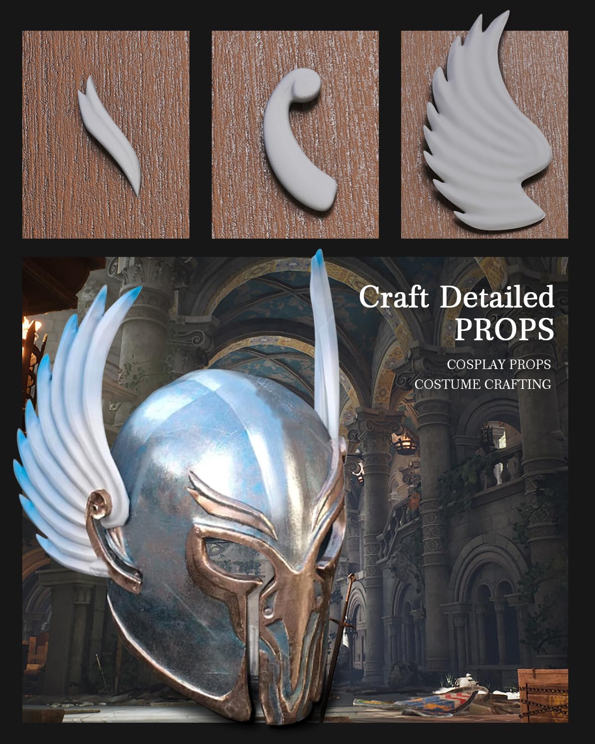 Hiflora Foam Clay - 500g/1.1lb White Air Dry Modeling Clay for Sculpting Soft & Squishy Model Magic Foam for Arts & Crafts Ideal for Adults & Kids, Safe & Non-Toxic