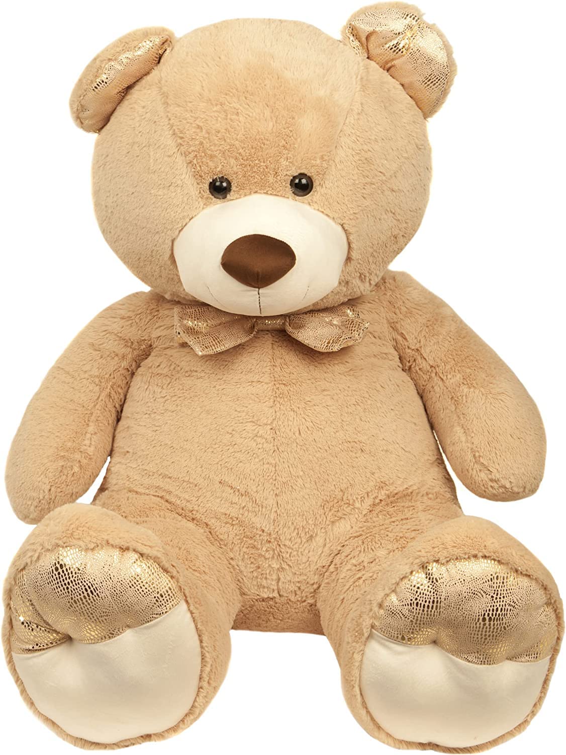 PMS VFM - Large Teddy Bear. Golden Paws Cute Plushies Soft Toys (Cream)