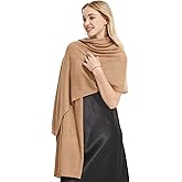 Ohyiian Luxury Cashmere Shawl and Wrap for Women, All-Season Pashmina Scarf Travel Blanket Large Cashmere Wool Blend Shawl