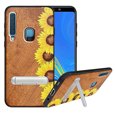 HHDY Galaxy A9 2018 Case with Wooden Back and Uganda Ubuy