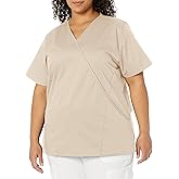 WonderWink Women's Wonderwork Women's Mock Wrap Scrub Top
