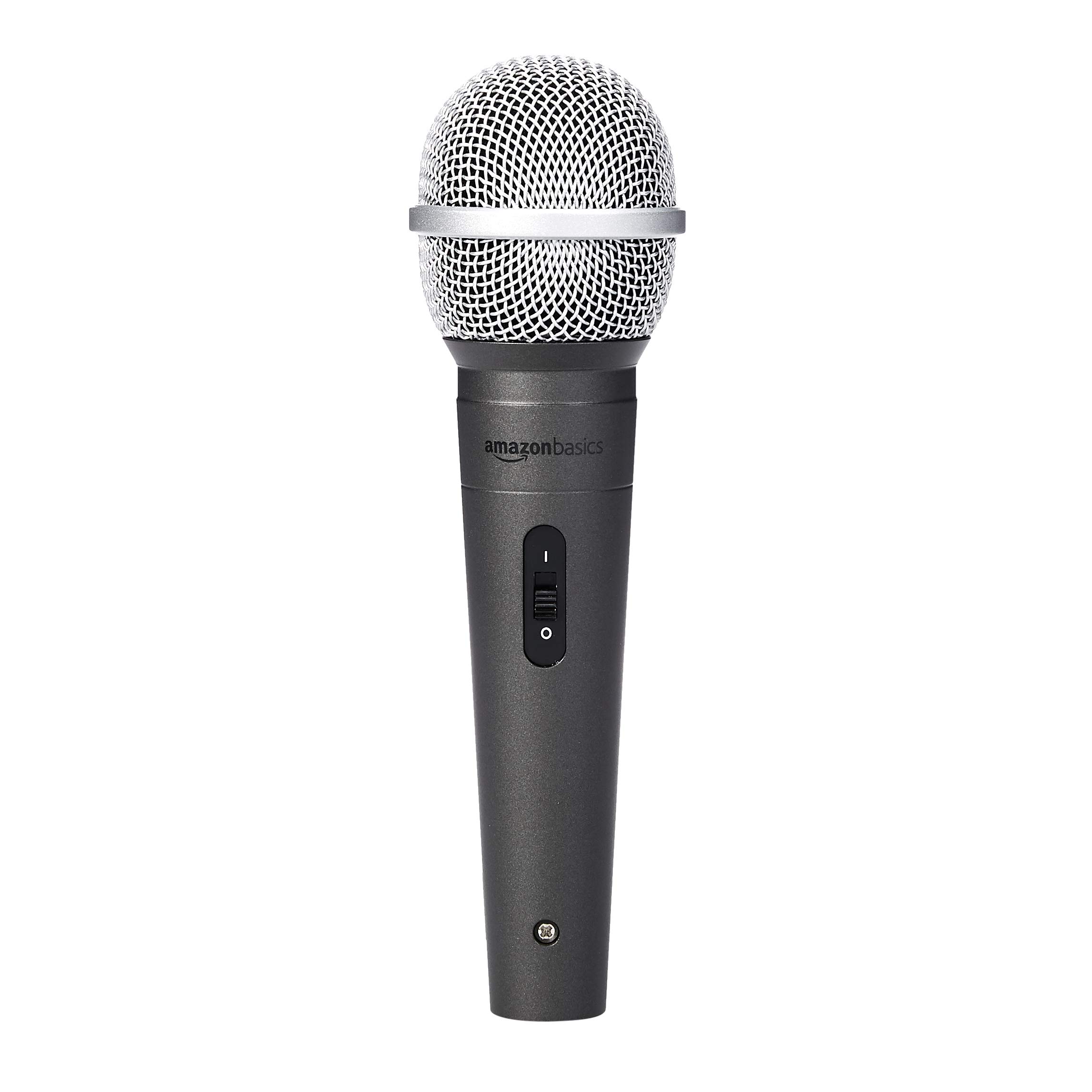AmazonBasics Wired Dynamic Vocal Microphone, w/ 13ft 6.35mm XLRAudio