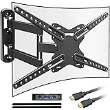 Everstone Heavy Duty Single Stud TV Wall Mount Bracket for Most 32-70 Inch LED,LCD,OLED,Plasma Flat Screen,Curved TVs,with Full Motion Articulating Arm,Up to VESA600x400 and 110LB