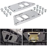 for LS Swap Motor Mounts Adapter Plates - Universal Swap Bracket Small Block LS Conversion Adjustable Fit for LS1 LS3 LS2 LQ4 LQ9 LS6 L92 L99 L33 LR4 Billet Aluminum for SBC Vehicle to LS Engine