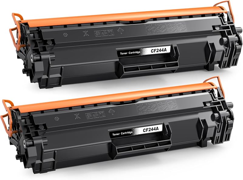 Q-image CF244A 44A Black Toner Cartridges for HP LaserJet Pro M15 M28 2 Pack