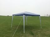 Panana 3x3m Waterproof Garden Gazebo Party Tent with 4 Sides - Blue view 7
