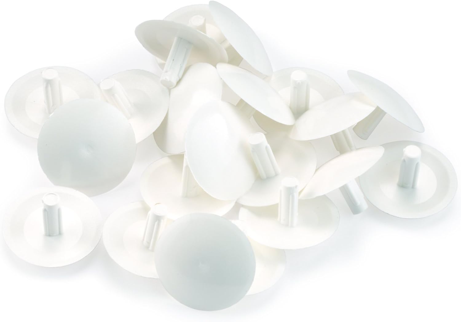 HIGHPOINT Screw Caps for 7mm (Confirmat), White, 100 pc