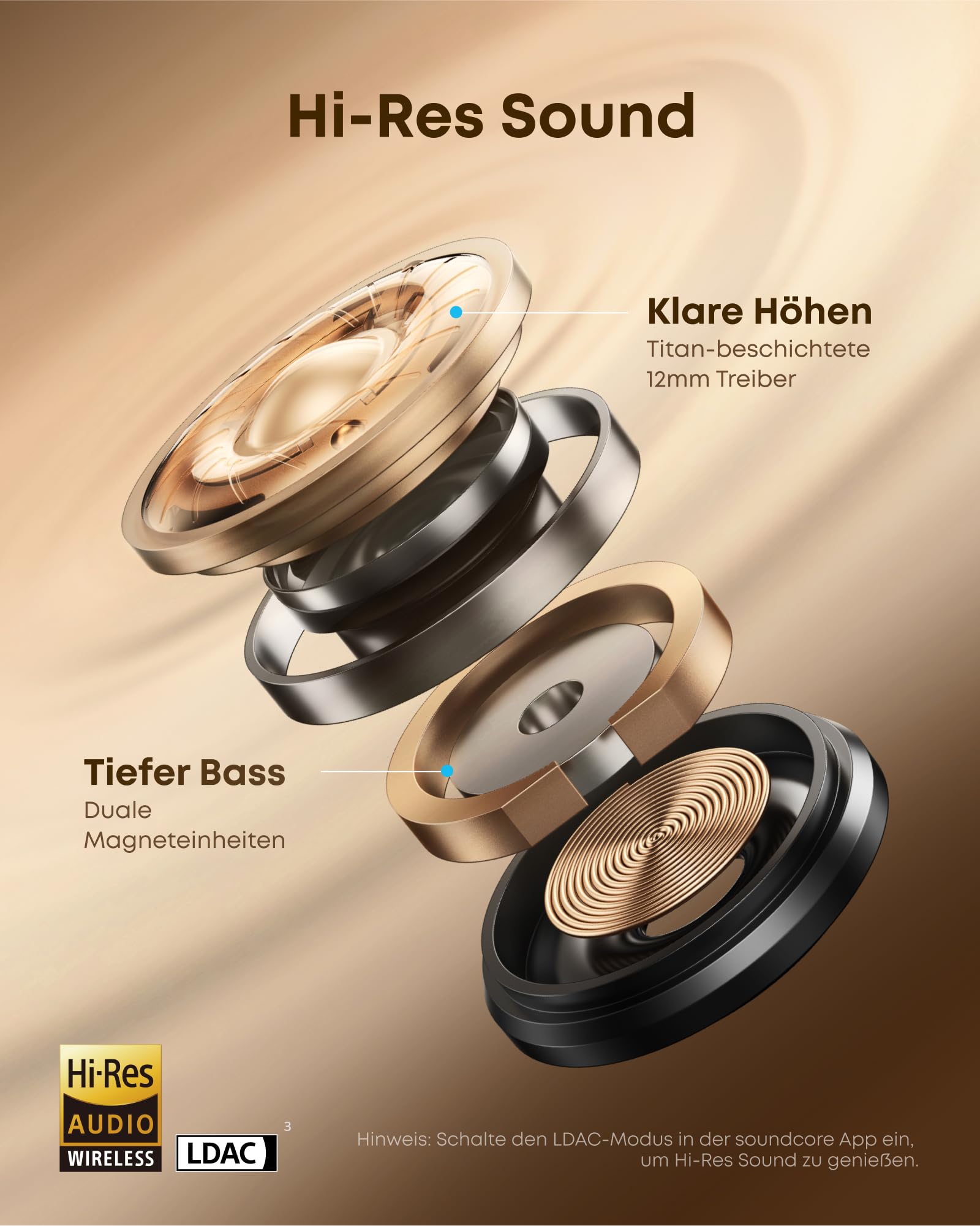 soundcore by Anker AeroClip, Open-Ear Kopfhörer, Open-Ring Design, Hi-Res 4