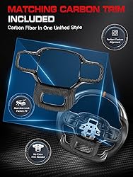TESFEEL Carbon Fiber Steering Wheel for F150