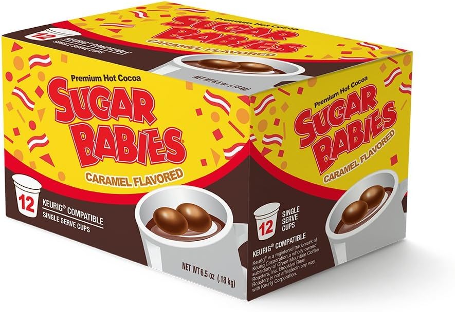 Empire Cocoa Hot Tootsie Roll Cocoa Hot Sugar Babies, 12 ct